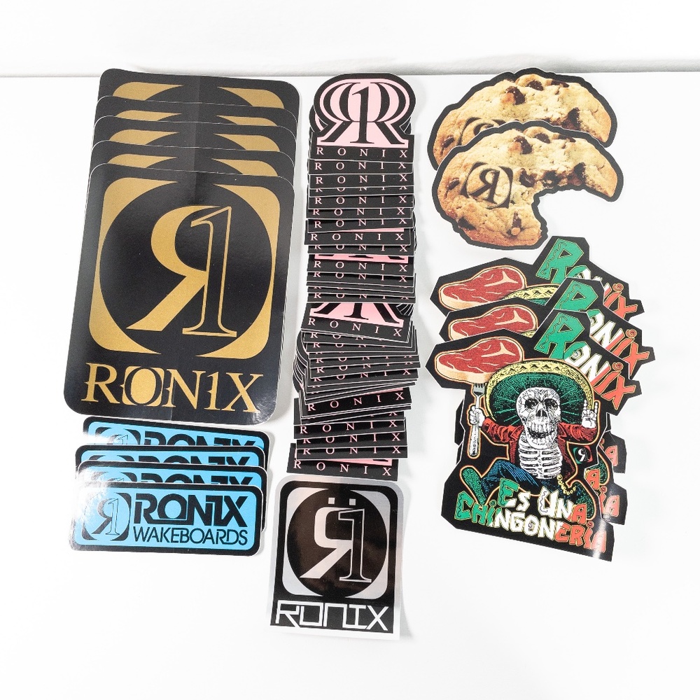 Ronix Sticker Decal Bundle Lot Wakeboarding Wake